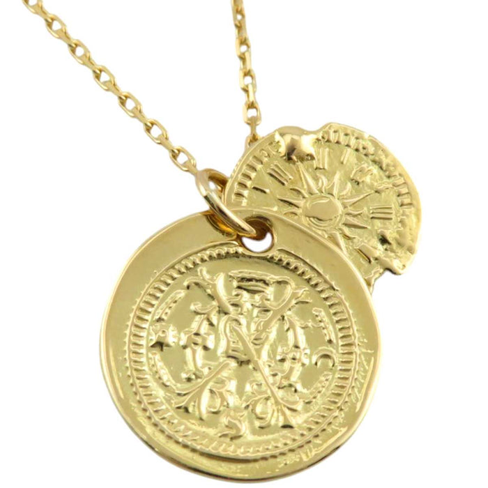Sympathy of Soul 
HOPE SUN GOD BLESS YOU YG Yellow Gold 
B.C. Hope Sun Coin Necklace