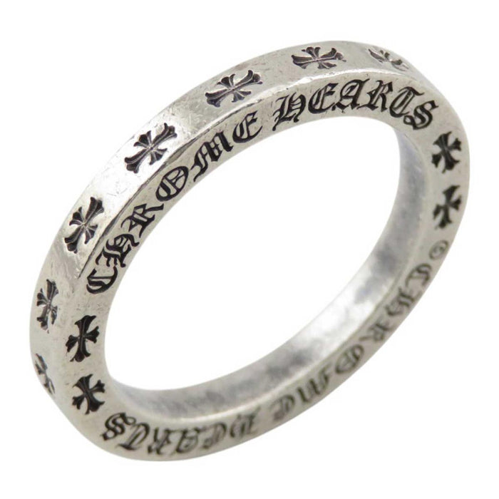 CHROME HEARTS 
ESPACEUR CH Croix Argent 
Édition limitée Honolulu Bague Espaceur FUCK YOU 3MM