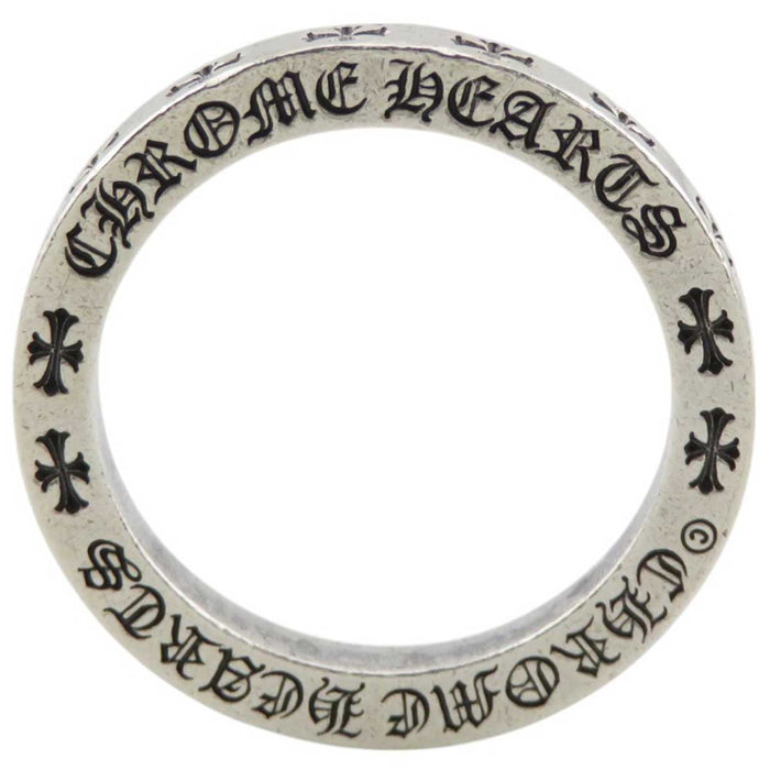 CHROME HEARTS 
ESPACEUR CH Croix Argent 
Édition limitée Honolulu Bague Espaceur FUCK YOU 3MM