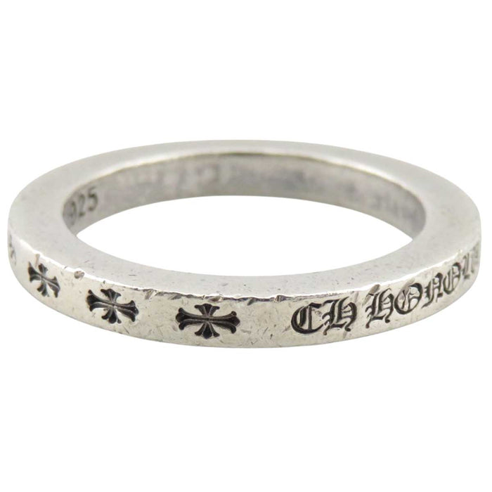 CHROME HEARTS 
ESPACEUR CH Croix Argent 
Édition limitée Honolulu Bague Espaceur FUCK YOU 3MM