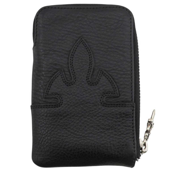 CHROME HEARTS 
ONE TRILLION DOLLARS Flareany Dagger Zip Pelle 
One Trillion Flareany Portafoglio