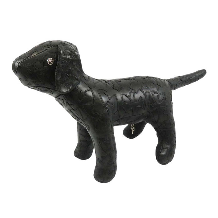 CHROME HEARTS 
Cross Ball Dagger Zip CH Leather Dog 
Cemetery Cross Patch Dog Plush Toy