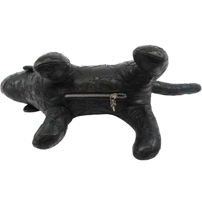 CHROME HEARTS 
Cross Ball Dagger Zip CH Leather Dog 
Cemetery Cross Patch Dog Plush Toy