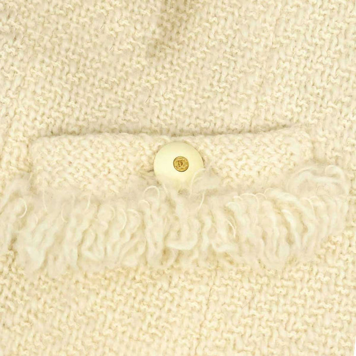 CHANEL 
Logo COCO CC Bottone Frangia 
Marchio Coco Tweed Completo