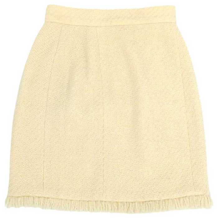 CHANEL 
ロゴ COCO CC ココボタン フリンジ 
ココマーク ツイード セットアップ