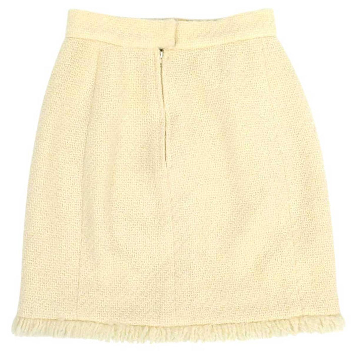 CHANEL 
ロゴ COCO CC ココボタン フリンジ 
ココマーク ツイード セットアップ