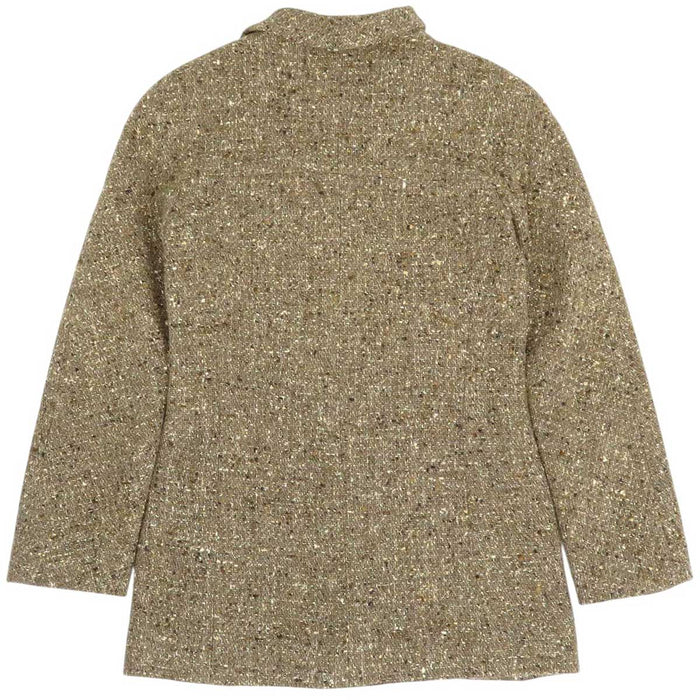 CHANEL 
logo COCO CC lana 
giacca vintage in tweed