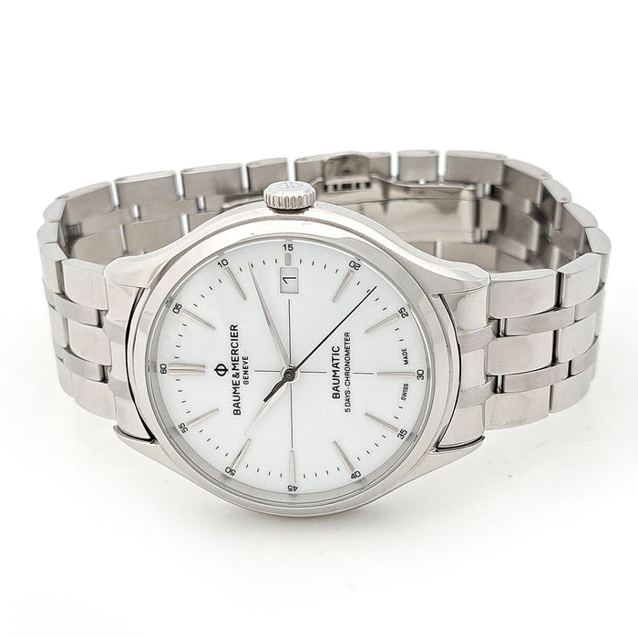 Baume & Mercier 
クリフトン ボーマティック 5デイズ 
箱付