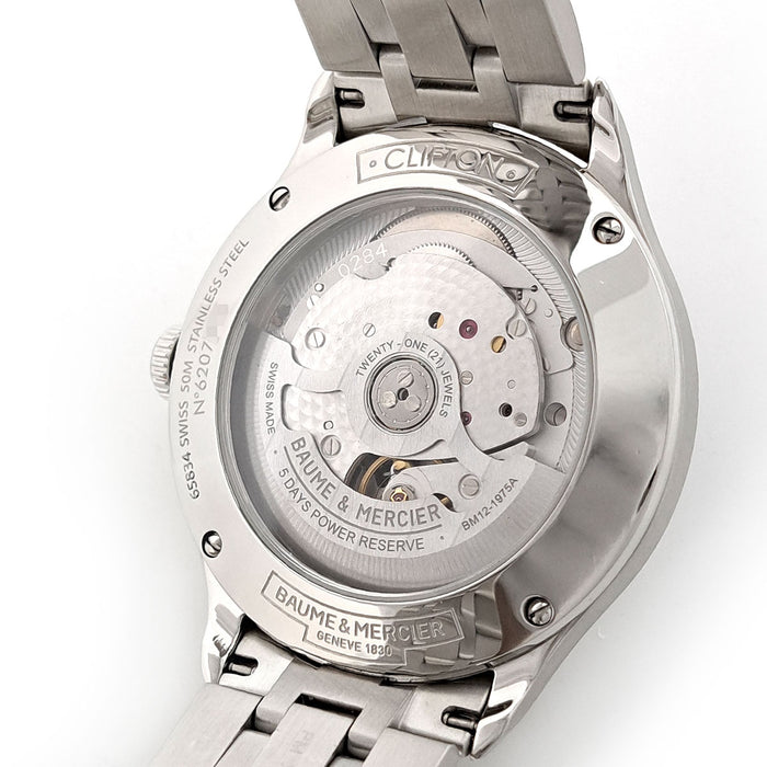 Baume & Mercier 
クリフトン ボーマティック 5デイズ 
箱付