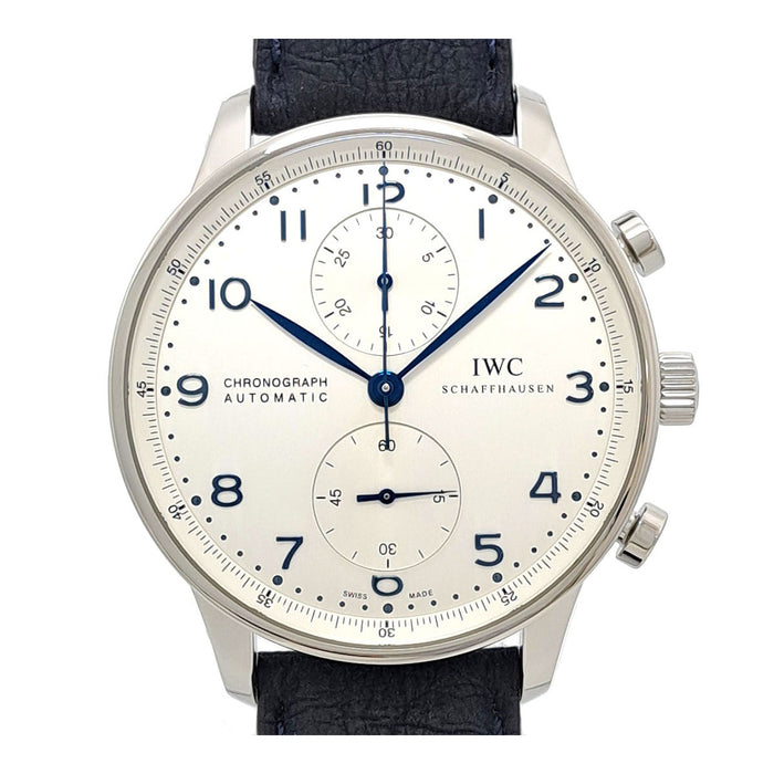 IWC 
Portuguese Chronograph 
With box and warranty card