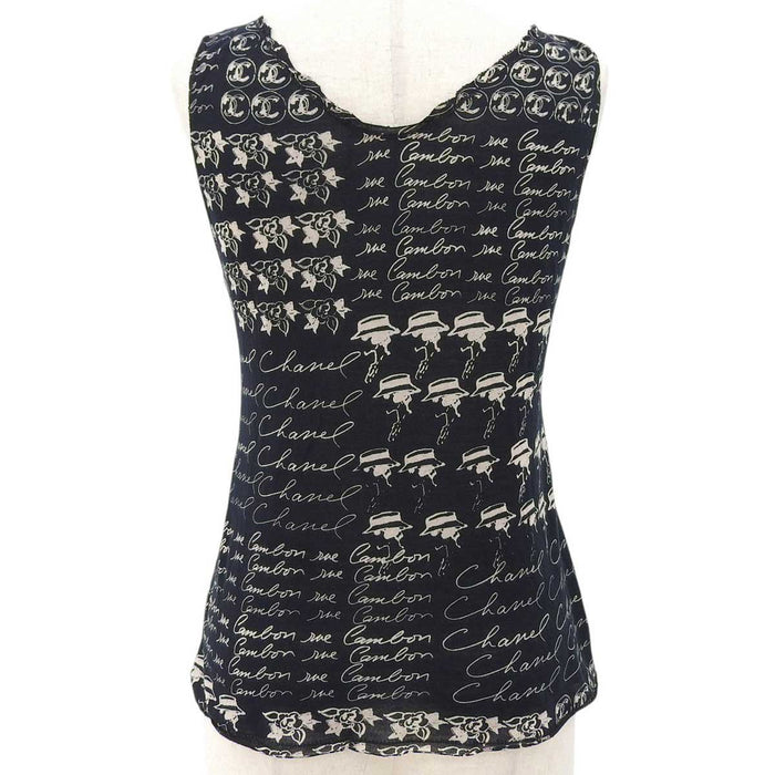 CHANEL 
06C COCO CC ロゴ マドモアゼル 
ココマーク カメリア モダール スリーブレス