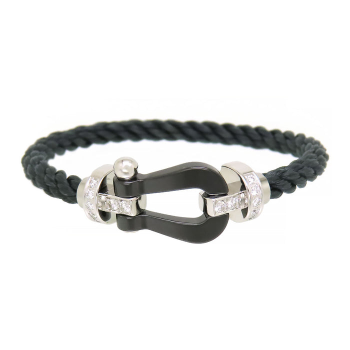 FRED Force 10 Bracelet LM Black Ceramic Diamond