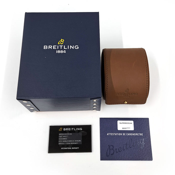 BREITLING 
Superocean 44 Special Black 
With box and warranty card