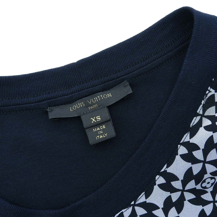 LOUIS VUITTON 
シルク コットン 
モノグラム 切替 Tシャツ