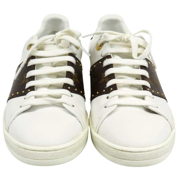 LOUIS VUITTON
LV Logo Studs
Front Row Line Leather Sneakers
Monogram