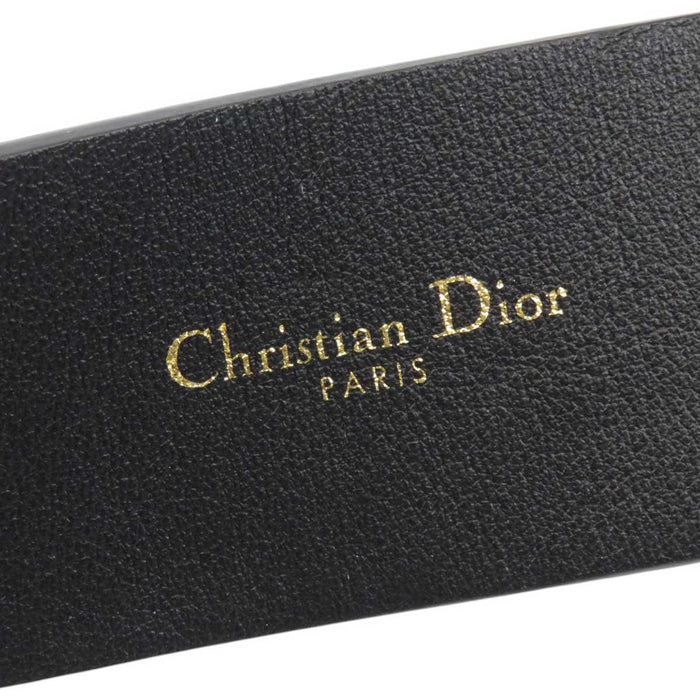 Dior 
ロゴ レザー ゴールドカラーメタル 
CD スライドフック バックル ベルト 
クリスチャン ディオール