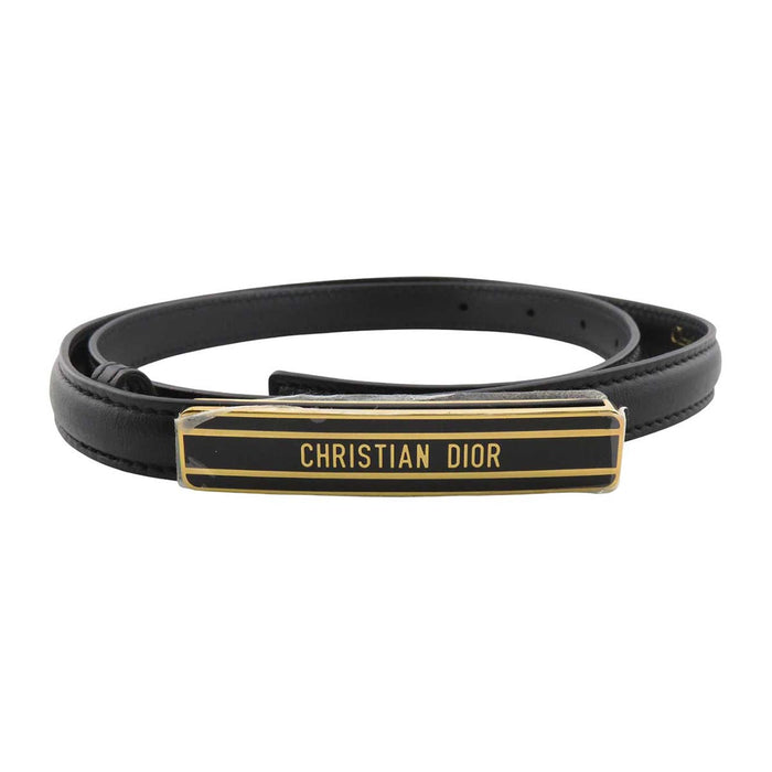 Dior 
レザー ゴールドカラーメタル GP 
ID ベルト アイコンバー バックル
