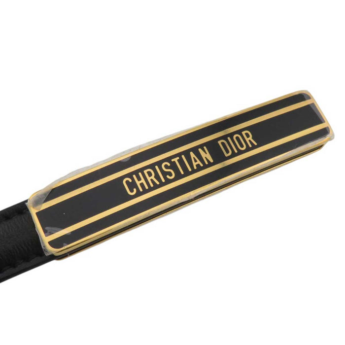Dior 
レザー ゴールドカラーメタル GP 
ID ベルト アイコンバー バックル