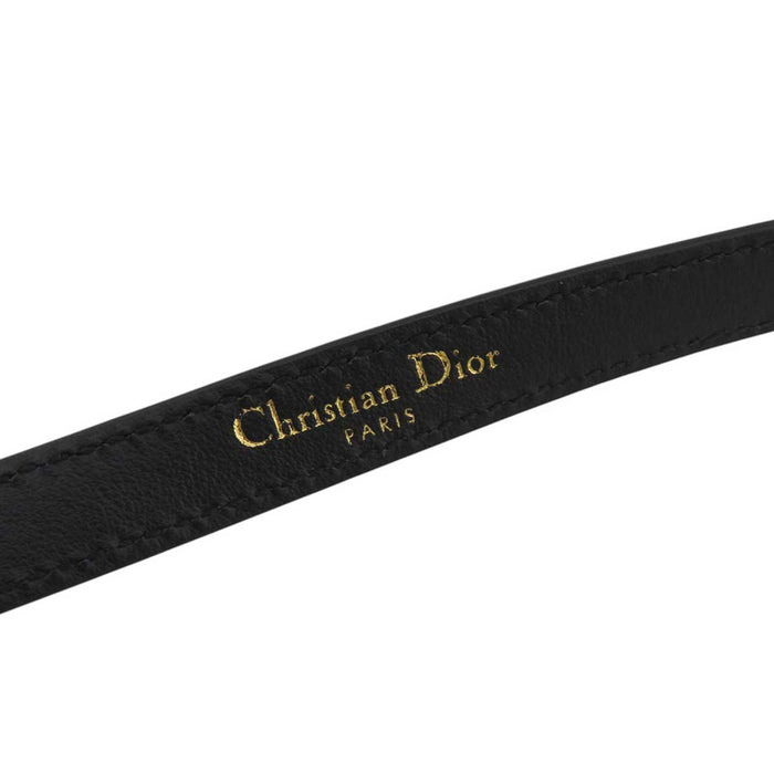 Dior 
レザー ゴールドカラーメタル GP 
ID ベルト アイコンバー バックル