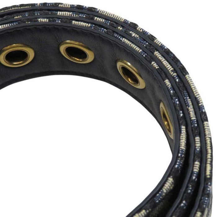 Dior 
ロゴ キャンバス レザー ゴールドカラーメタル 
オブリーク ジャカード Dバックル ベルト