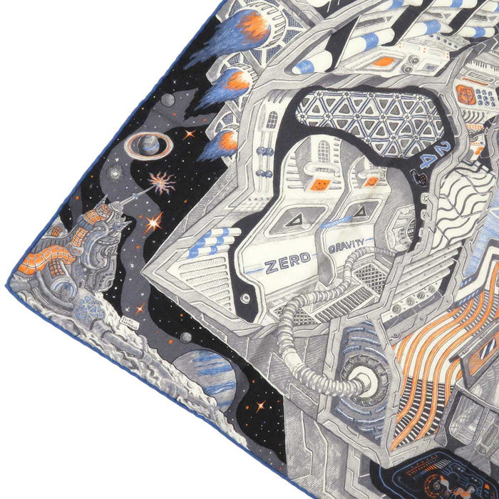 HERMES
Cashmere blend Silk blend Cashil Large size Astronaut Star
Scarf 100 Galaxy Galaxy