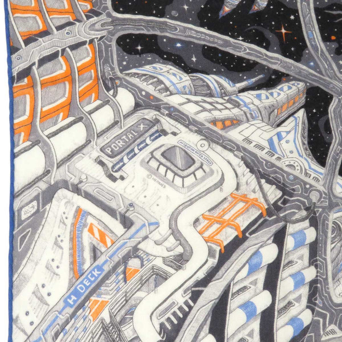 HERMES
Cashmere blend Silk blend Cashil Large size Astronaut Star
Scarf 100 Galaxy Galaxy