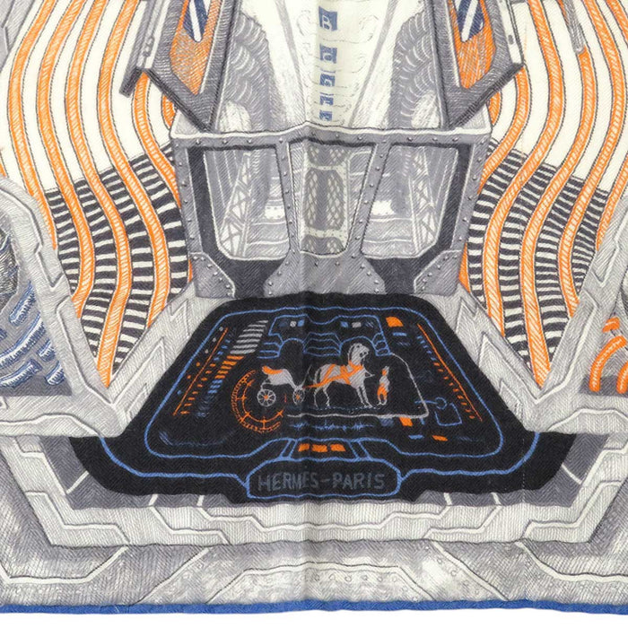 HERMES
Cashmere blend Silk blend Cashil Large size Astronaut Star
Scarf 100 Galaxy Galaxy