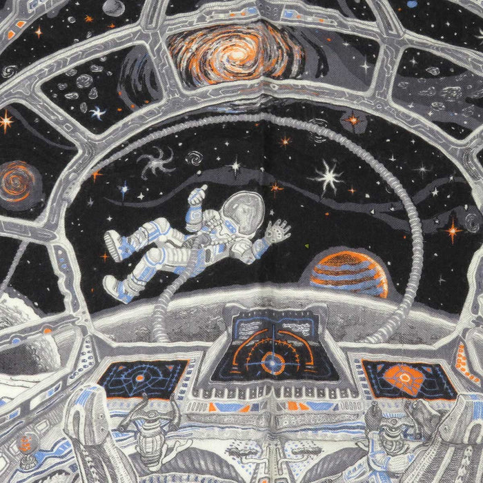 HERMES
Cashmere blend Silk blend Cashil Large size Astronaut Star
Scarf 100 Galaxy Galaxy