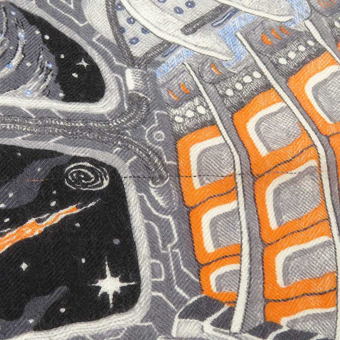 HERMES
Cashmere blend Silk blend Cashil Large size Astronaut Star
Scarf 100 Galaxy Galaxy