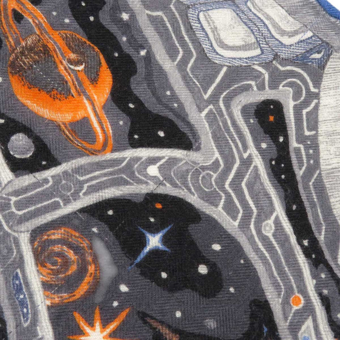 HERMES
Cashmere blend Silk blend Cashil Large size Astronaut Star
Scarf 100 Galaxy Galaxy