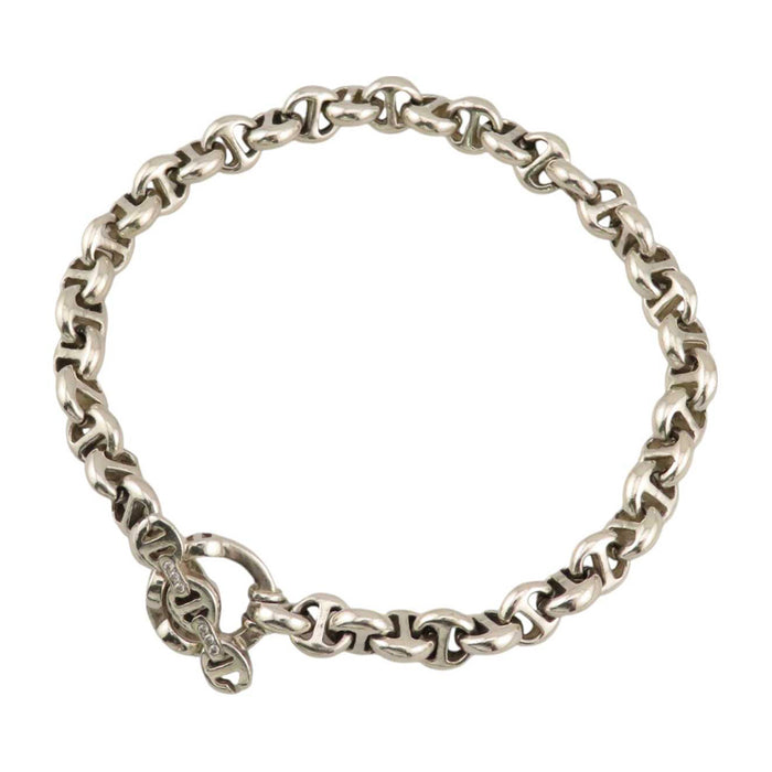 HOORSENBUHS 
5MM OPEN-LINK BRACELET Silver 
Open-link Bracelet 6P Diamond