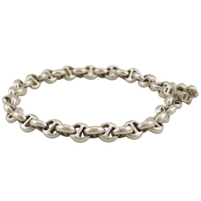 HOORSENBUHS 
5MM OPEN-LINK BRACELET Silver 
Open-link Bracelet 6P Diamond