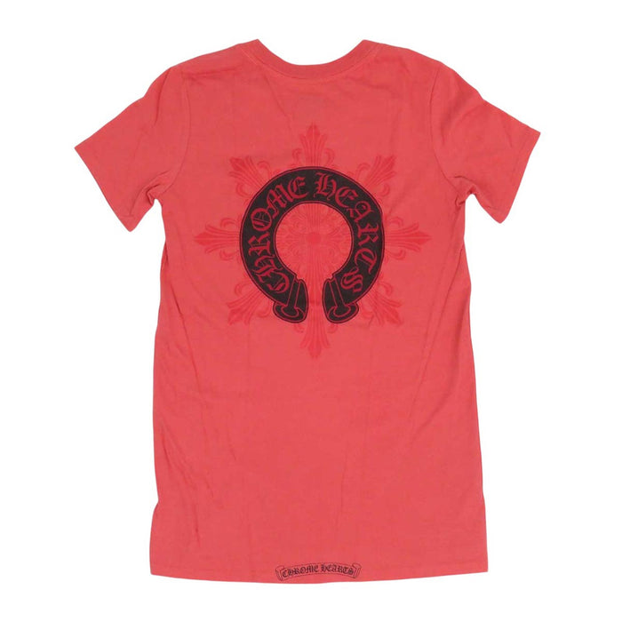 CHROME HEARTS 
クロス コットン 
ホースシュー プリント Tシャツ