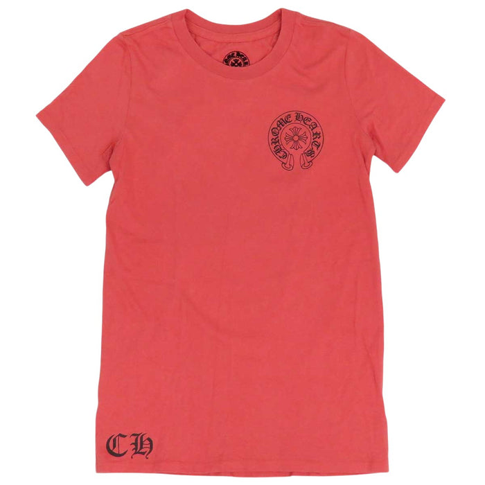 CHROME HEARTS 
クロス コットン 
ホースシュー プリント Tシャツ