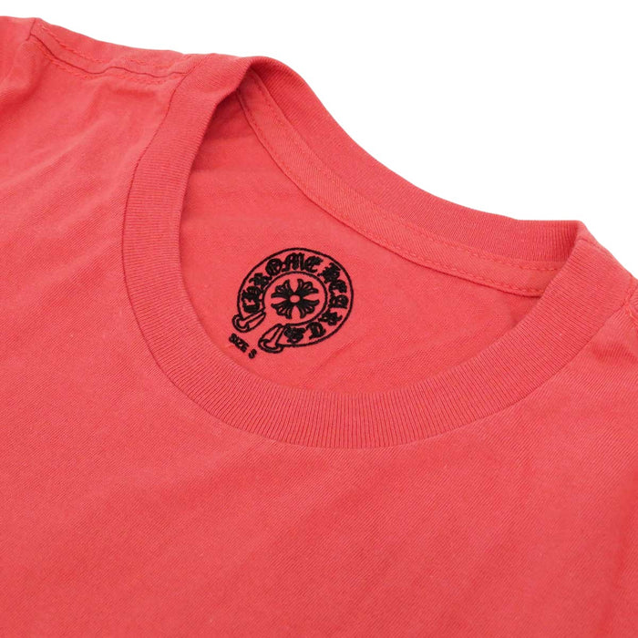 CHROME HEARTS 
クロス コットン 
ホースシュー プリント Tシャツ