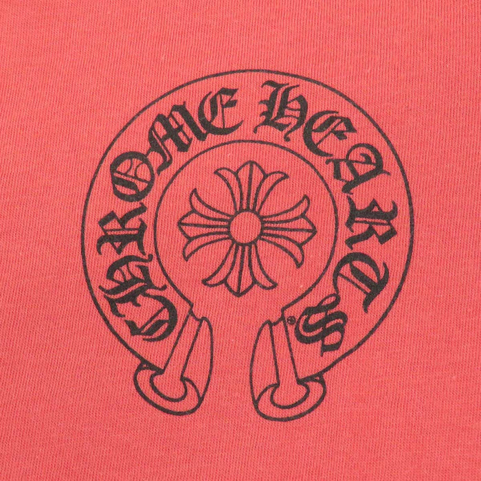 CHROME HEARTS 
クロス コットン 
ホースシュー プリント Tシャツ