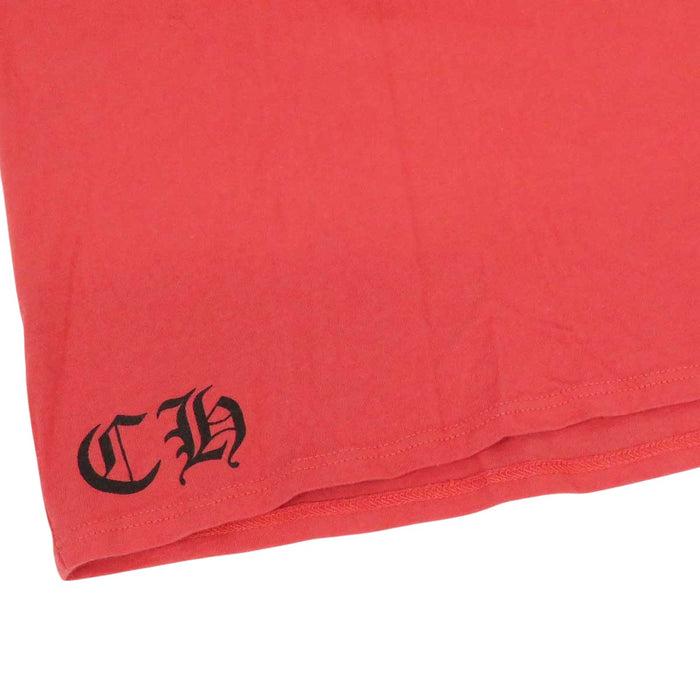 CHROME HEARTS 
クロス コットン 
ホースシュー プリント Tシャツ
