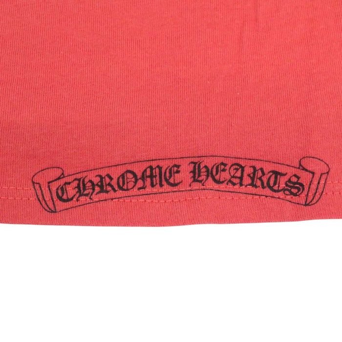 CHROME HEARTS 
クロス コットン 
ホースシュー プリント Tシャツ