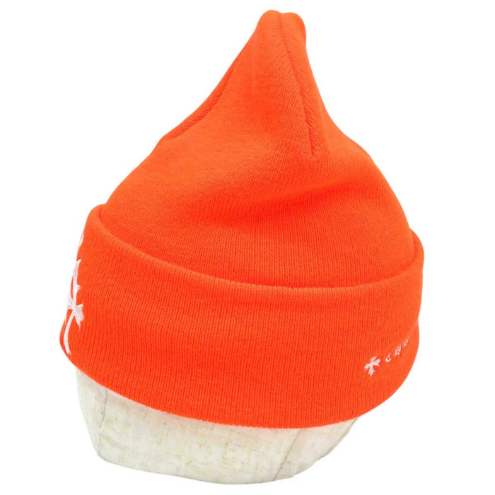CHROME HEARTS 
CH Plus Logo Croix du Cimetière 
Bonnet tricoté brodé Triple Croix