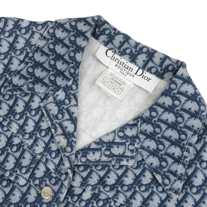 Dior 
ロゴ 総柄 コットン 
オブリーク シャツ ジャケット