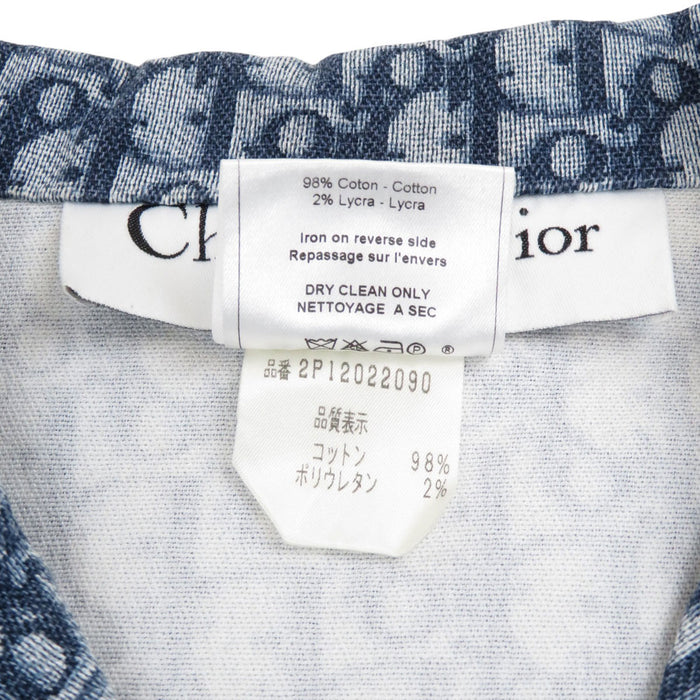 Dior 
ロゴ 総柄 コットン 
オブリーク シャツ ジャケット