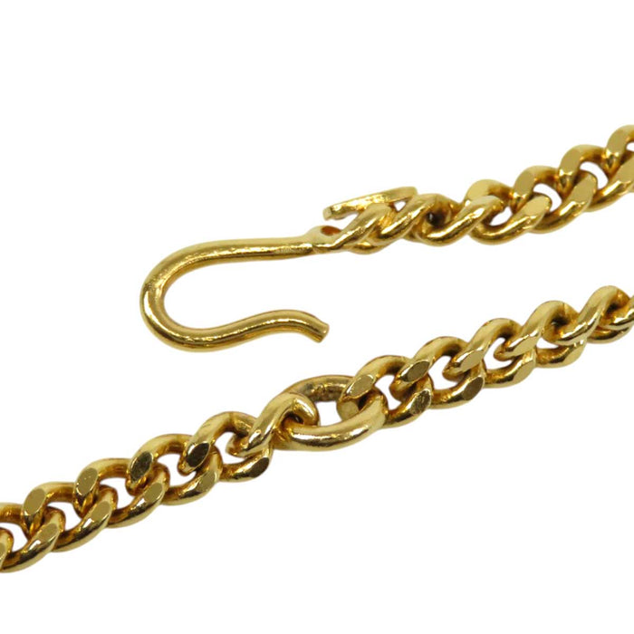 CHANEL 
97C logo COCO CC metallo color oro 
cintura a catena con marchio Coco