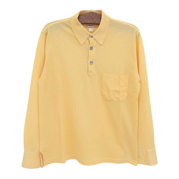 HERMES 
Embroidered Cotton Long Sleeve Shirt 
H Logo Long Sleeve Polo Shirt