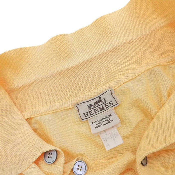 HERMES 
Embroidered Cotton Long Sleeve Shirt 
H Logo Long Sleeve Polo Shirt