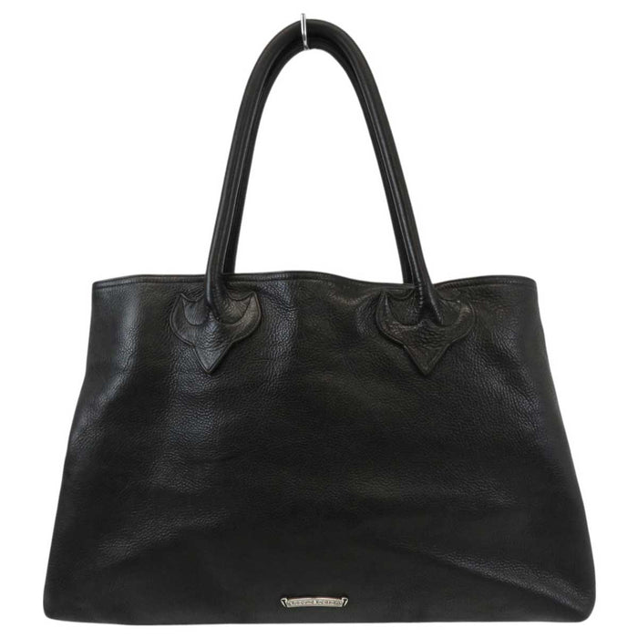 CHROME HEARTS 
TOTE W/SNP 3CEMETERY PATCHES Dagger Zip Scroll Label 
3 Cemetery Cross Patch Tote Bag