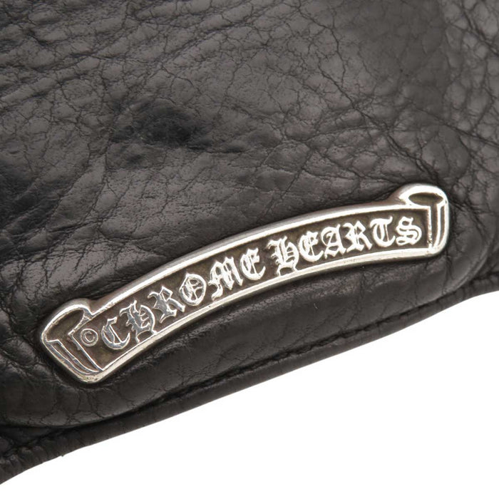 CHROME HEARTS 
ZPR CHNG 3×4 Etichetta a rotolo Portamonete 
Zip a pugnale Portamonete con cerniera