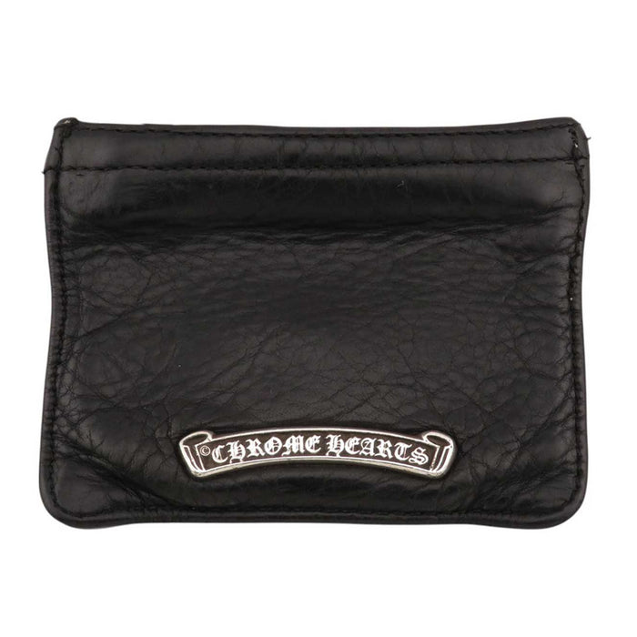 CHROME HEARTS 
ZPR CHNG 3×4 Etichetta a rotolo Portamonete 
Zip a pugnale Portamonete con cerniera