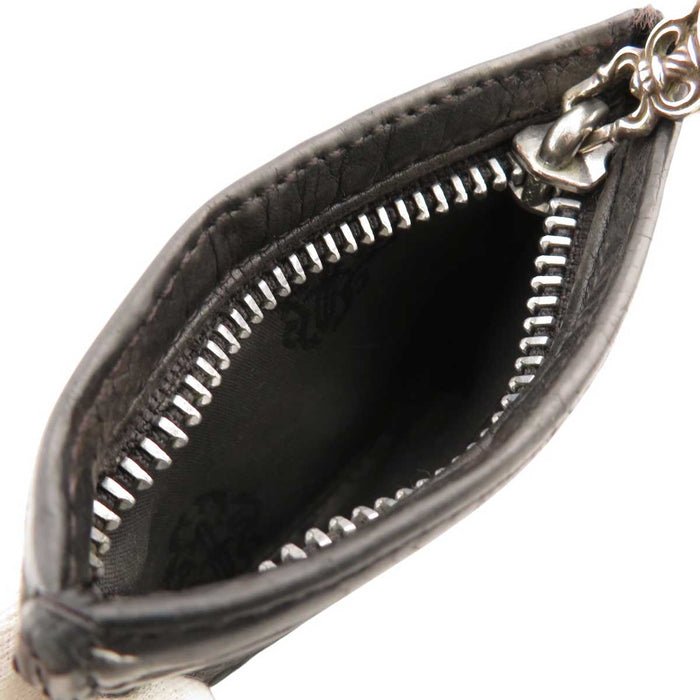 CHROME HEARTS 
ZPR CHNG 3×4 Etichetta a rotolo Portamonete 
Zip a pugnale Portamonete con cerniera