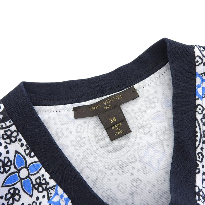 LOUIS VUITTON 
LV ロゴ 総柄 コットン 
モノグラム ショートスリーブ Tシャツ