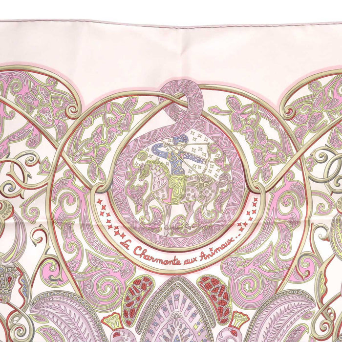 HERMES
Scarf Large Silk
Carré 90 La Charmante aux Animaux Animal Paradise